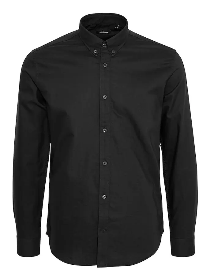 Рубашка regular fit с длинным рукавом мужская