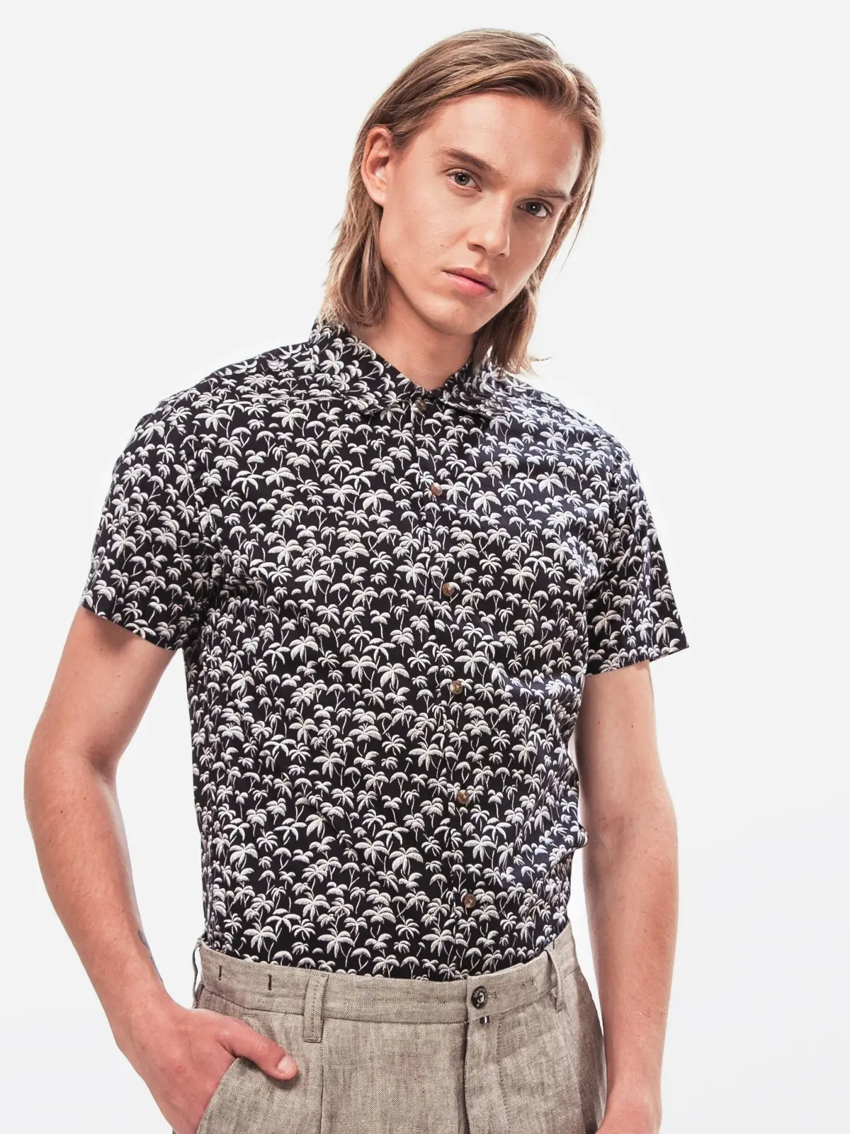Рубашка Slim fit мужская