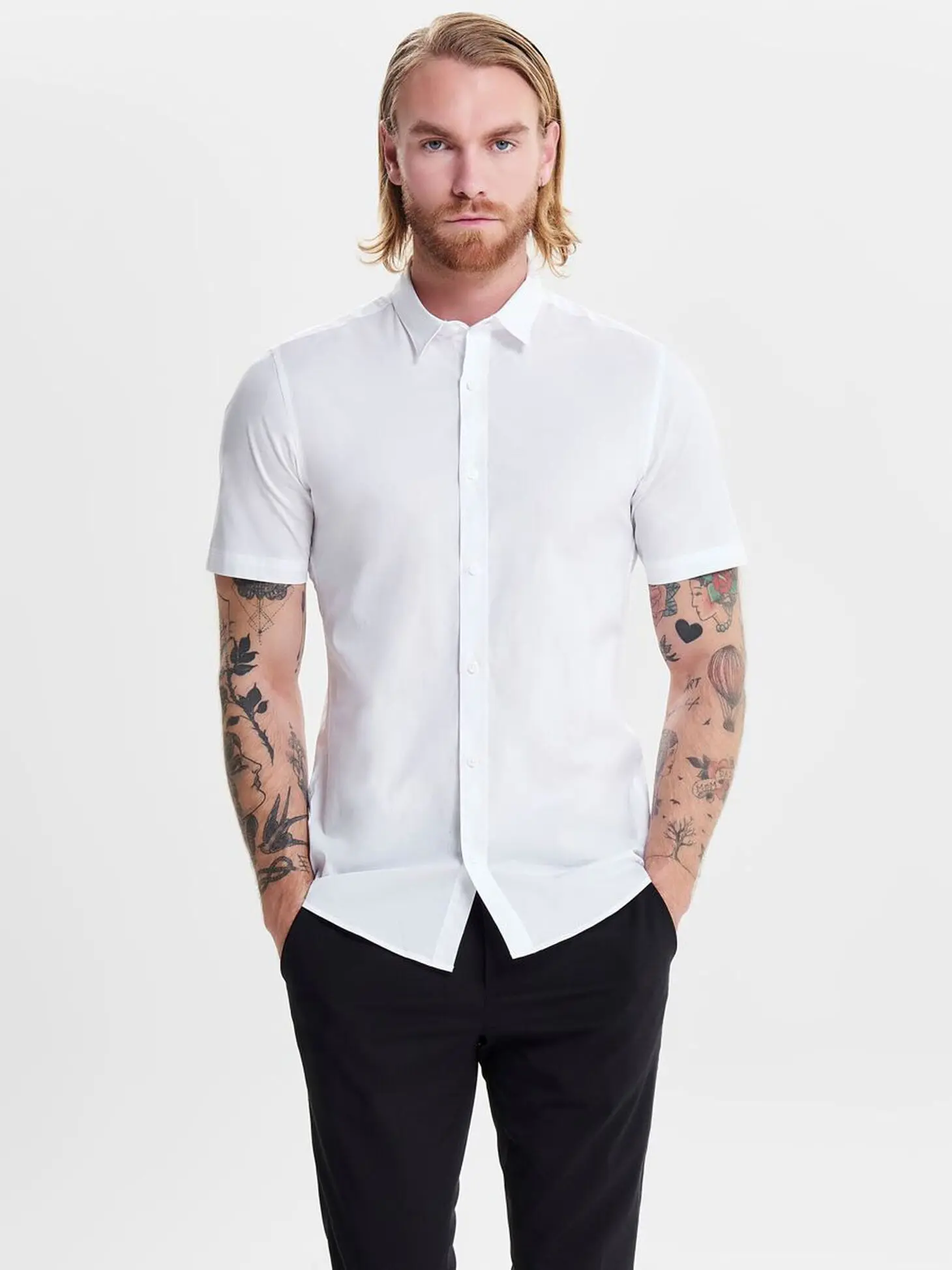 Рубашка Slim fit мужская