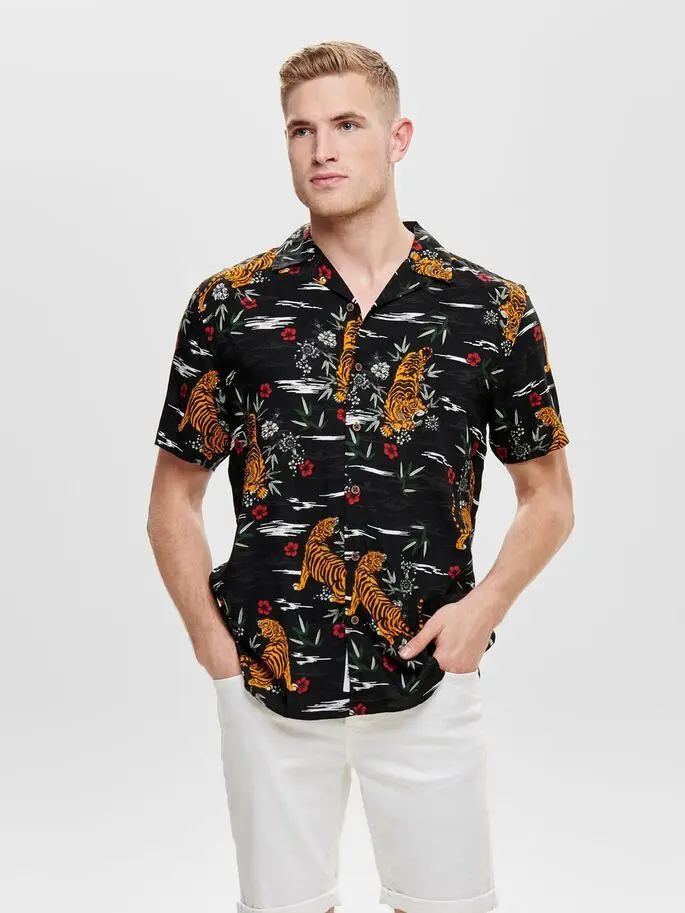 Рубашка regular fit мужская