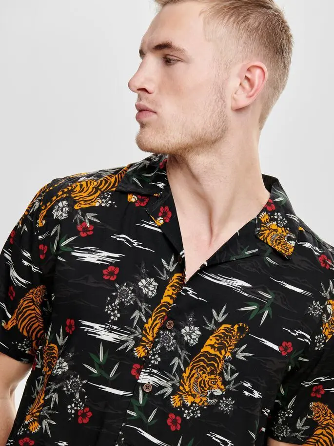 Рубашка regular fit мужская