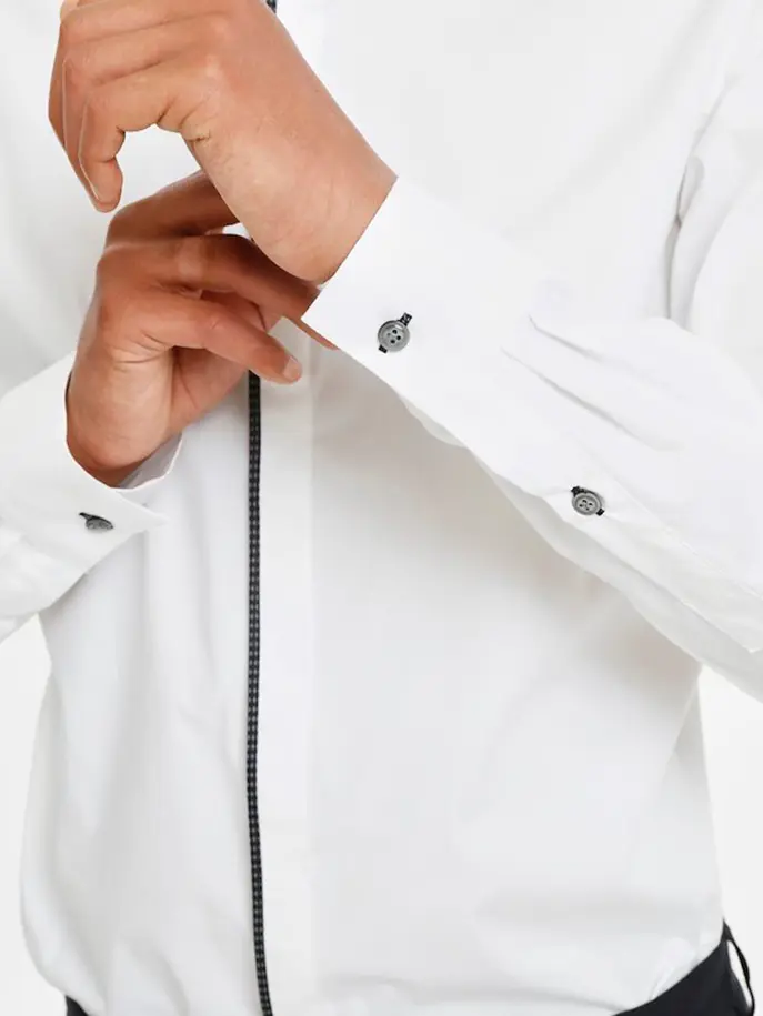 Рубашка regular fit с длинным рукавом мужская