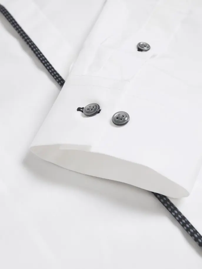 Рубашка regular fit с длинным рукавом мужская