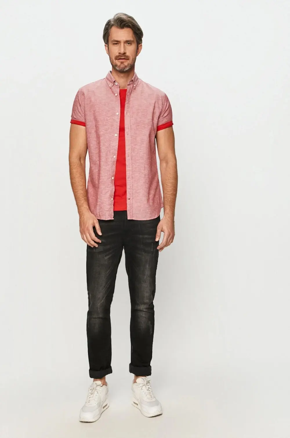 Рубашка Slim fit мужская