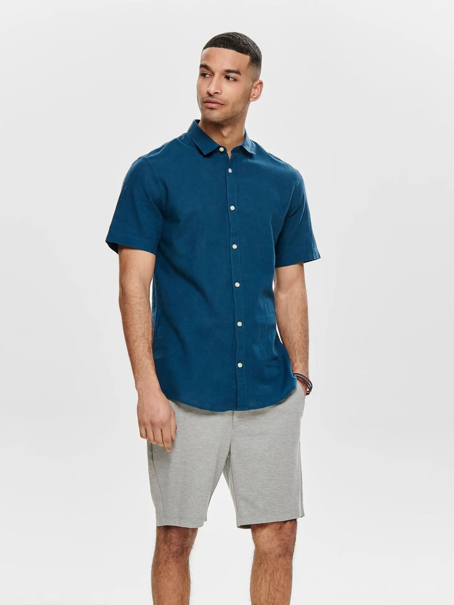 Рубашка Slim fit мужская