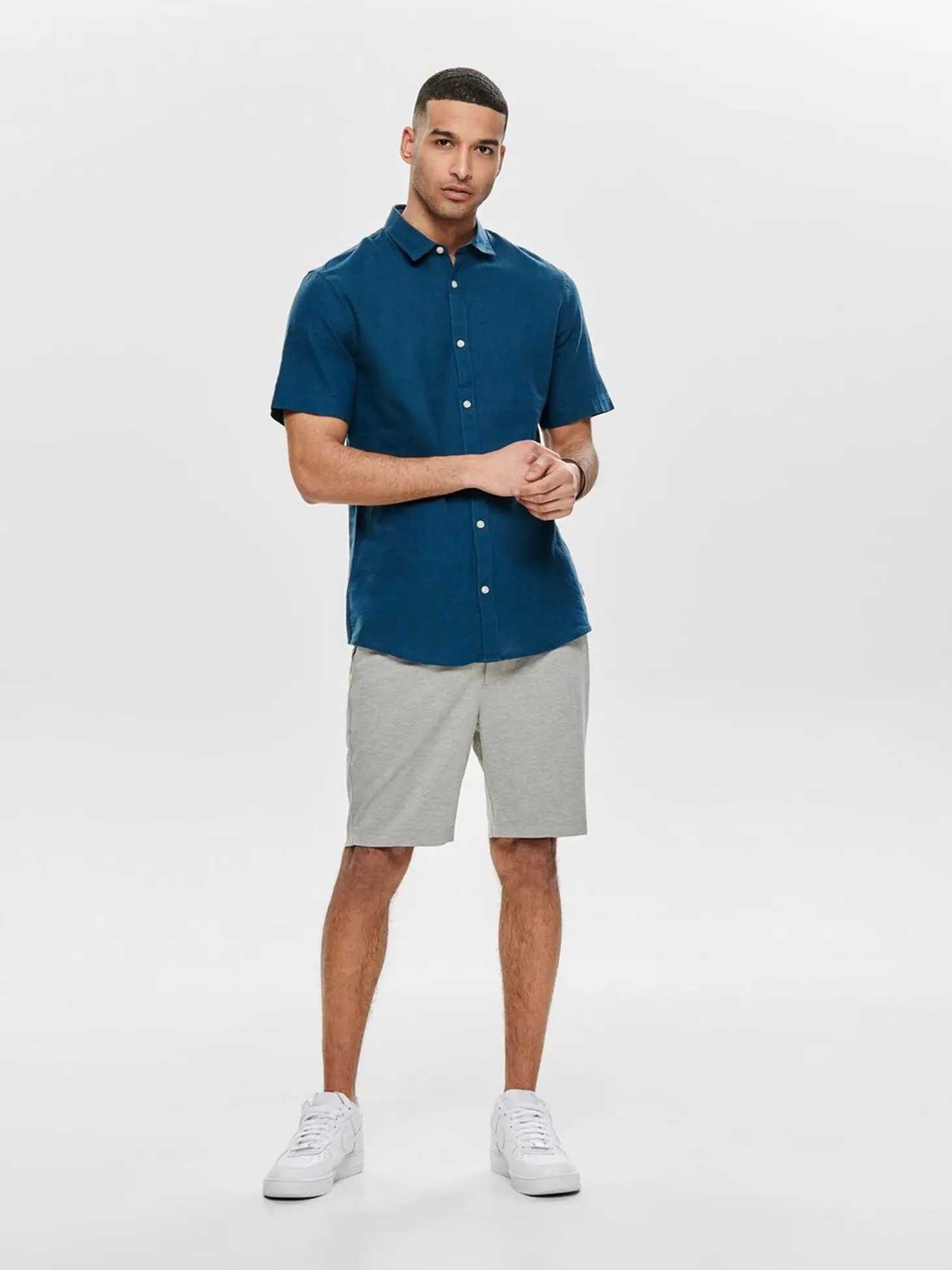 Рубашка Slim fit мужская