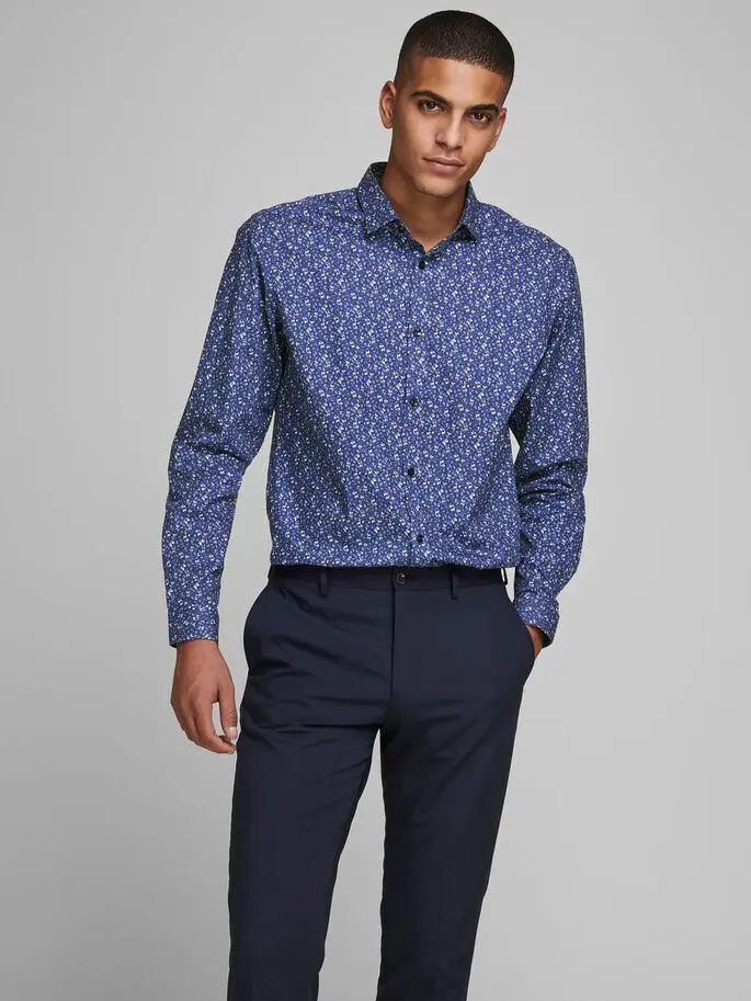 Рубашка Slim fit мужская
