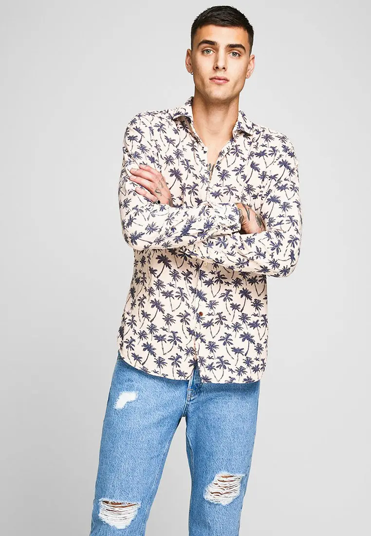 Рубашка Slim fit мужская