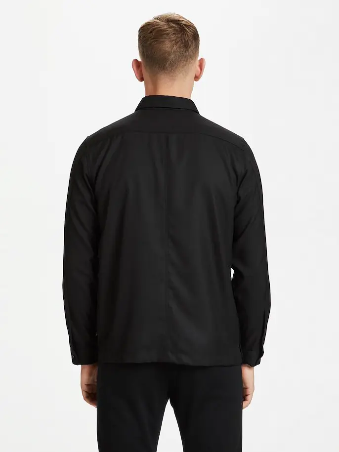 Рубашка regular fit с длинным рукавом мужская