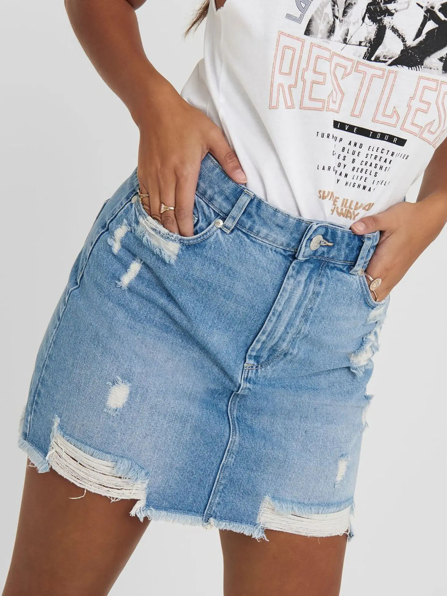 Юбка джинсовая женская