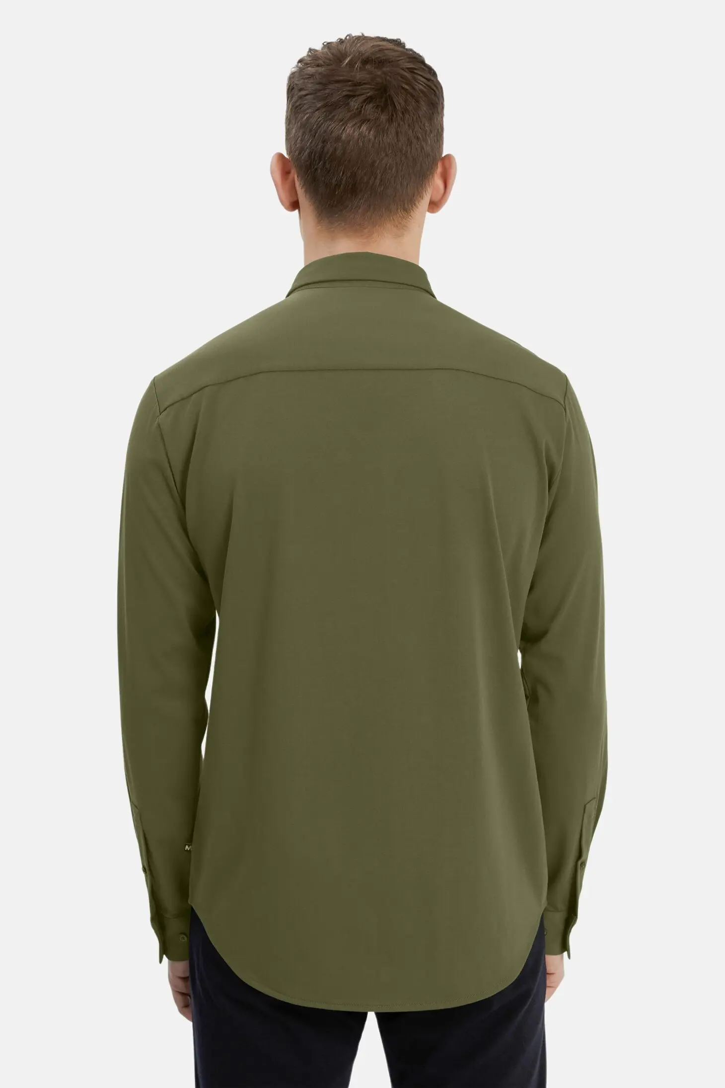 Рубашка regular fit с длинным рукавом мужская
