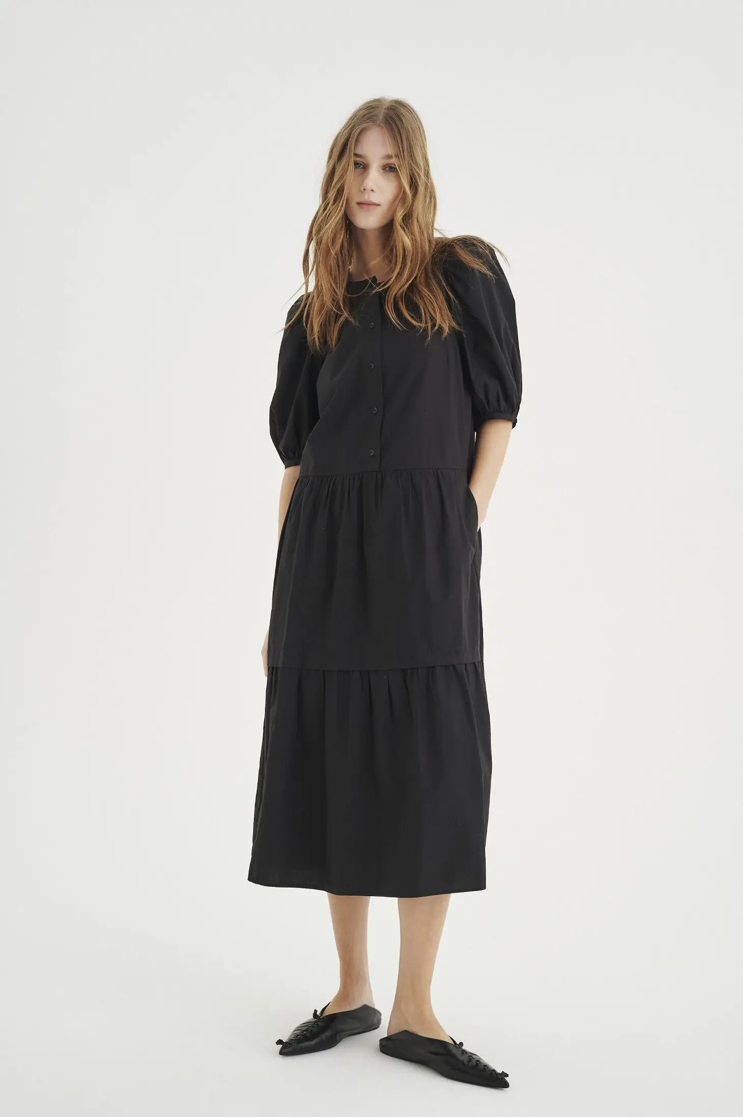 Платье миди женское