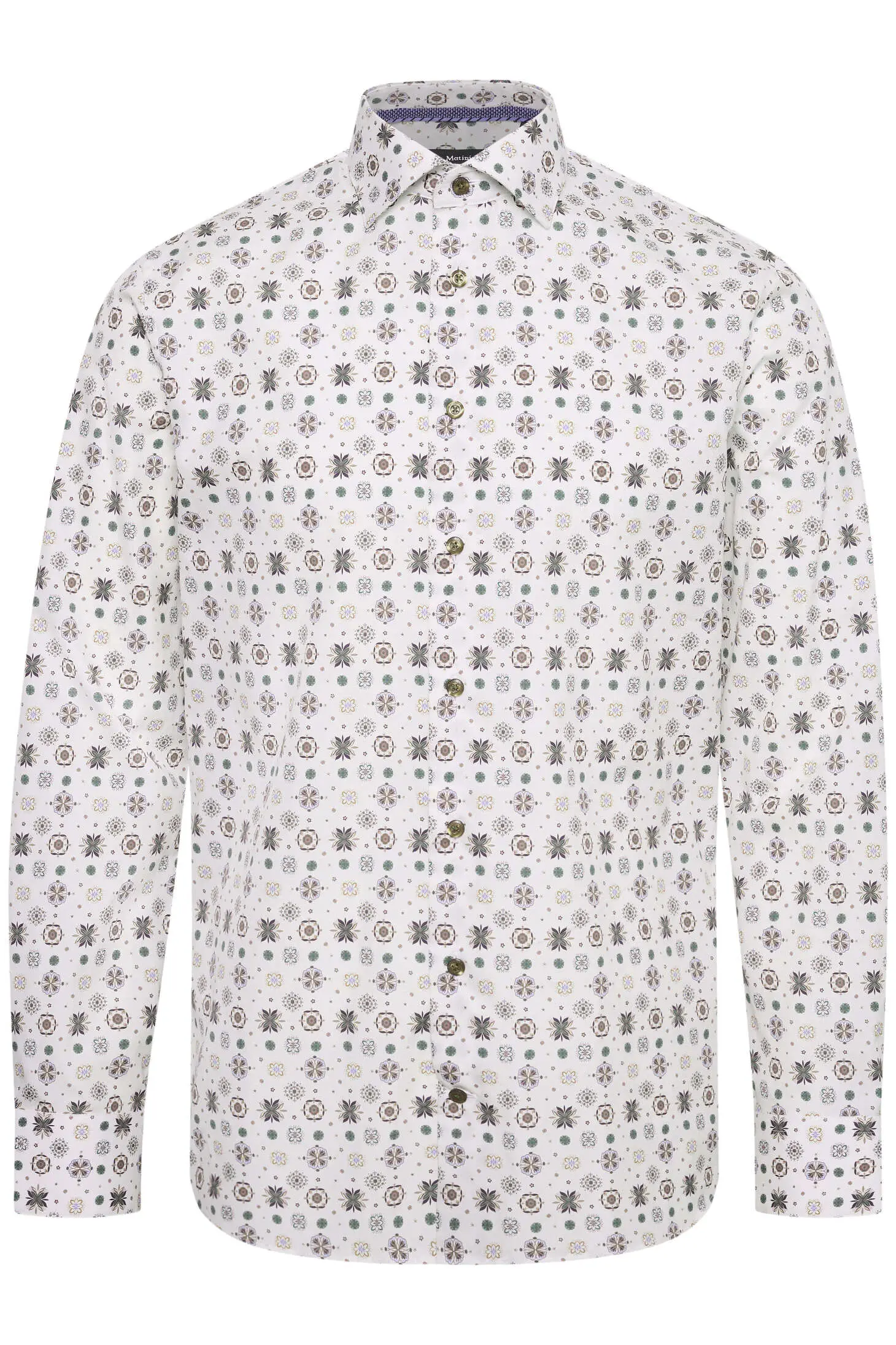 Рубашка приталенная мужская