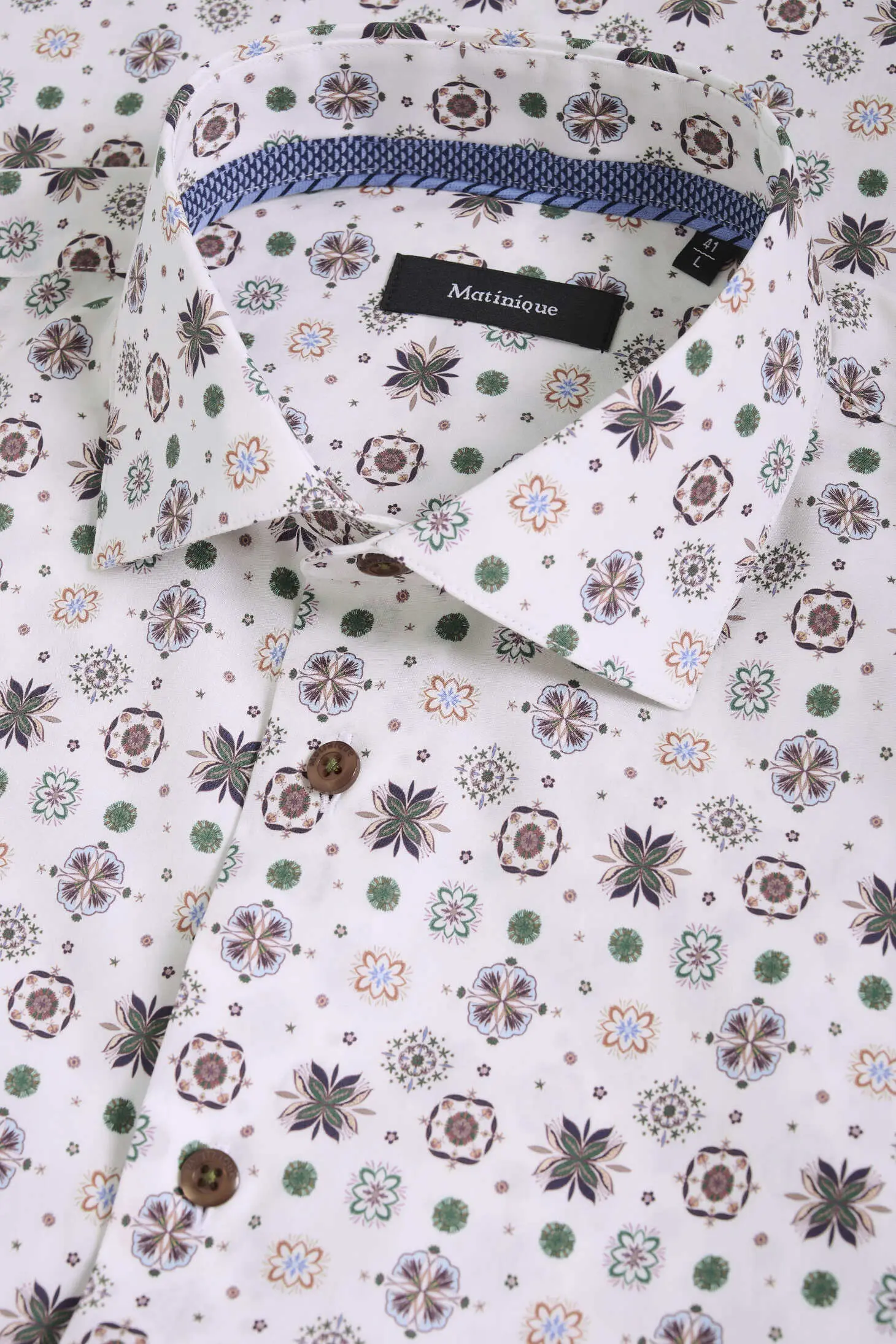 Рубашка приталенная мужская