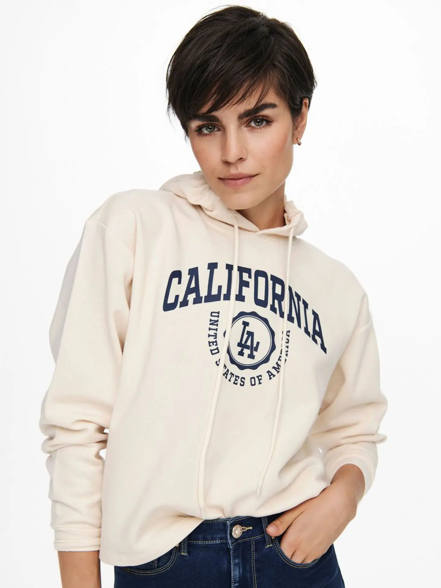 Худи с принтом женское