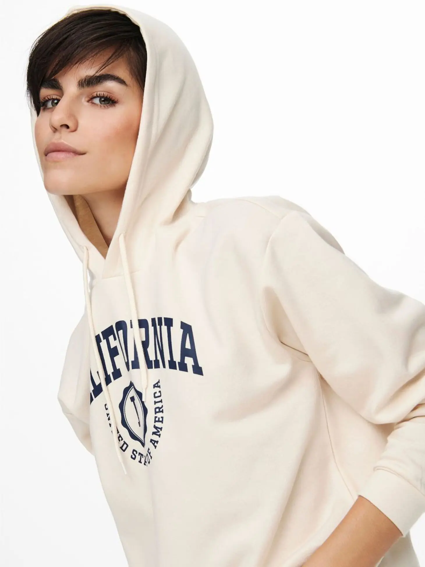 Худи с принтом женское