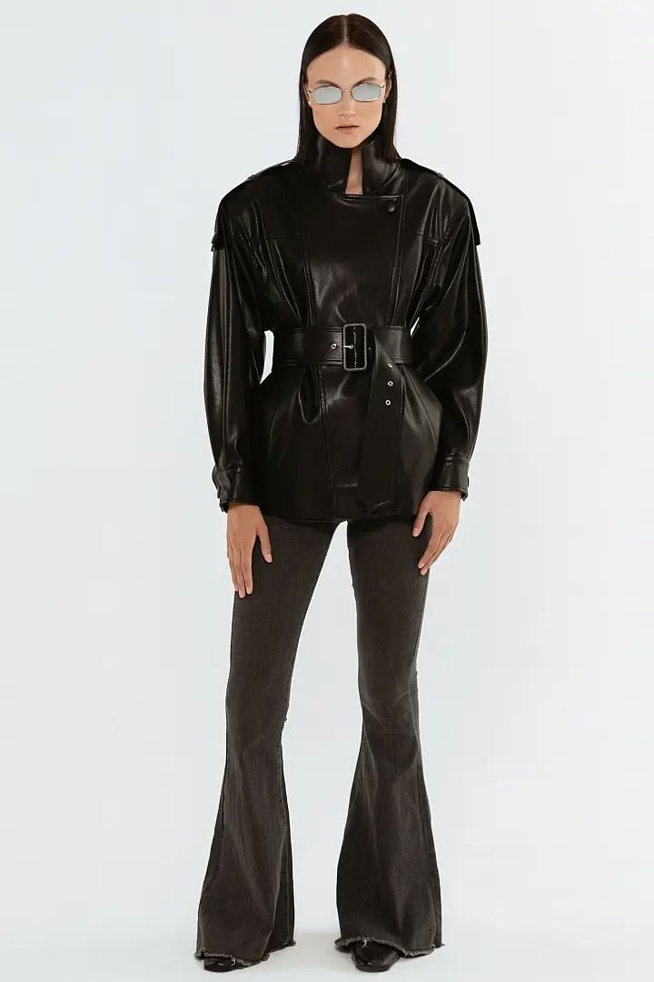 Куртка кожаная женская