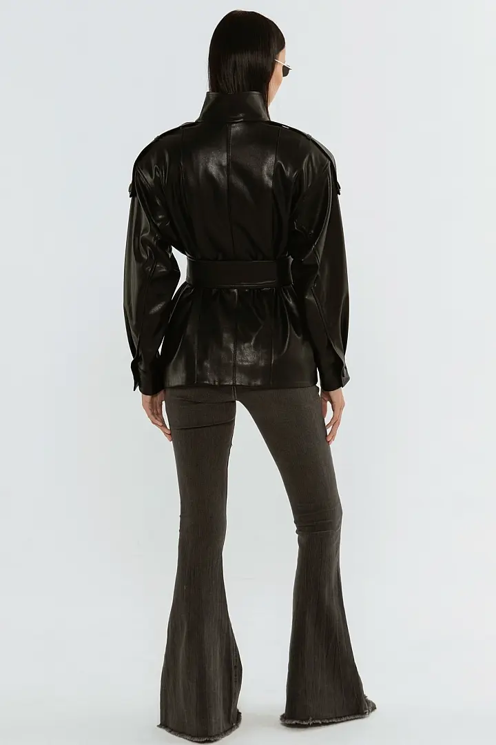 Куртка кожаная женская