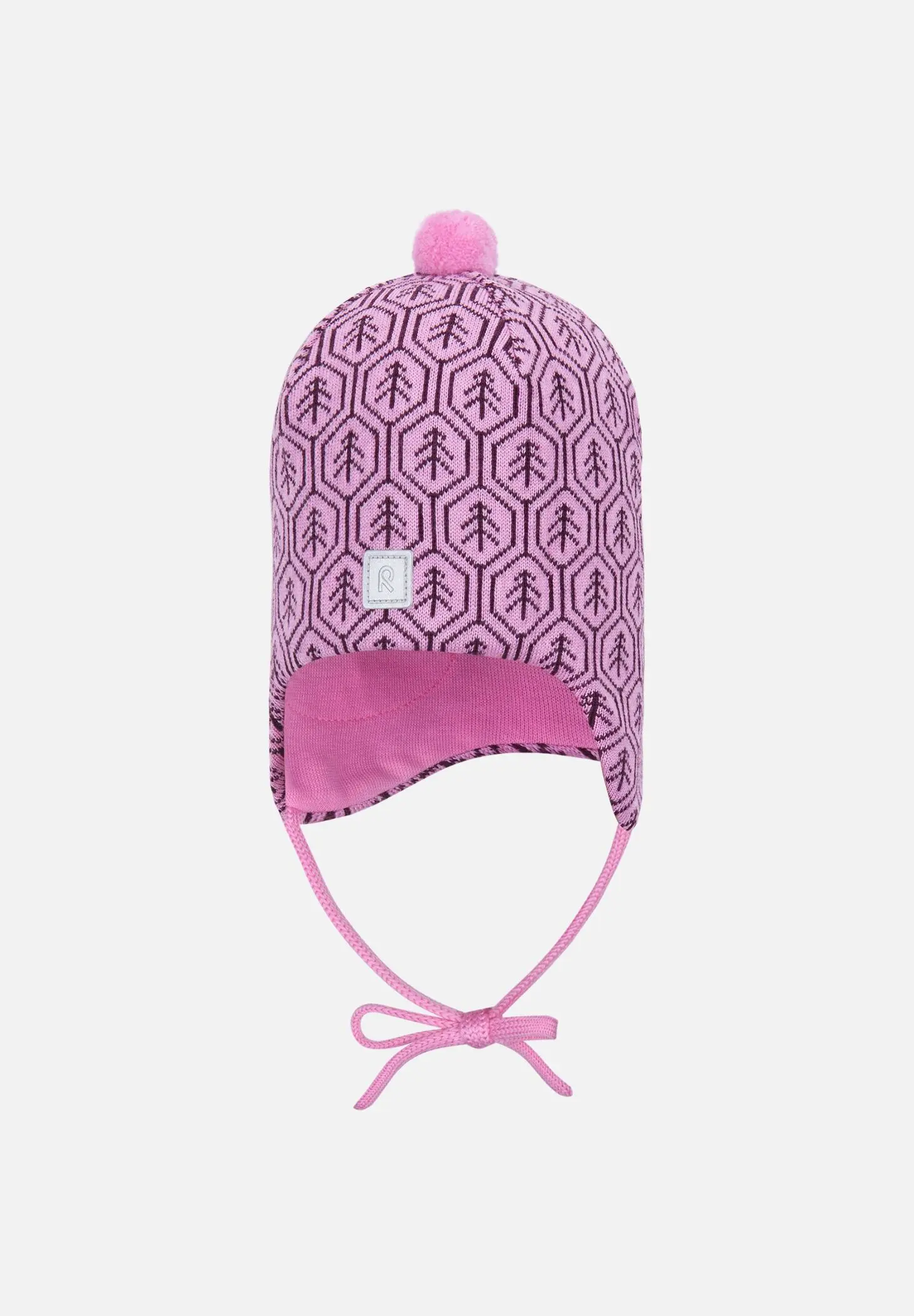 Шапка на завязках для девочек