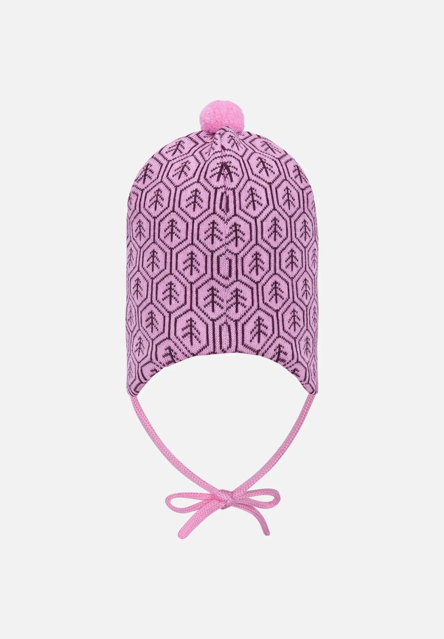 Шапка на завязках для девочек