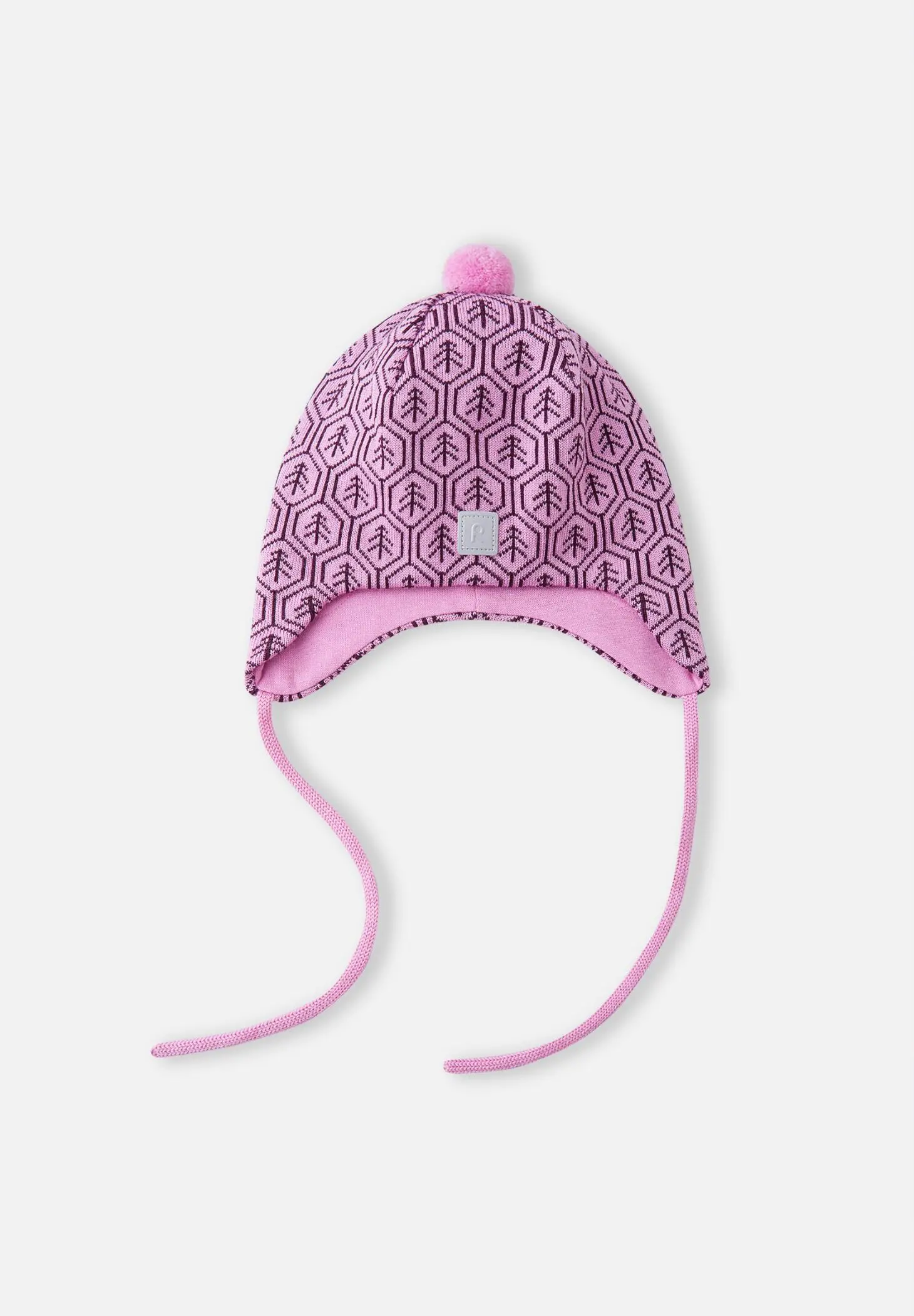 Шапка на завязках для девочек