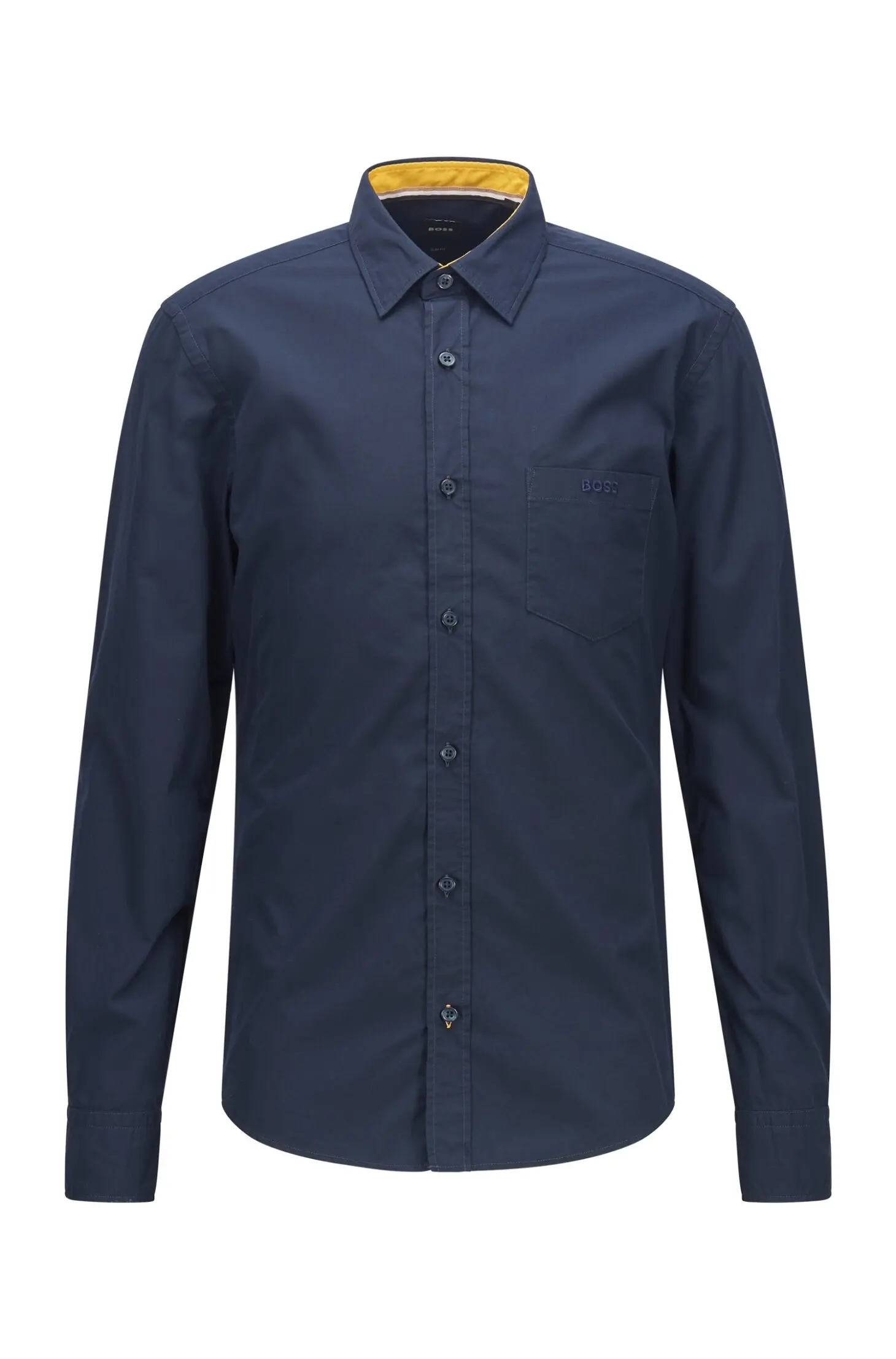 Рубашка приталенная мужская