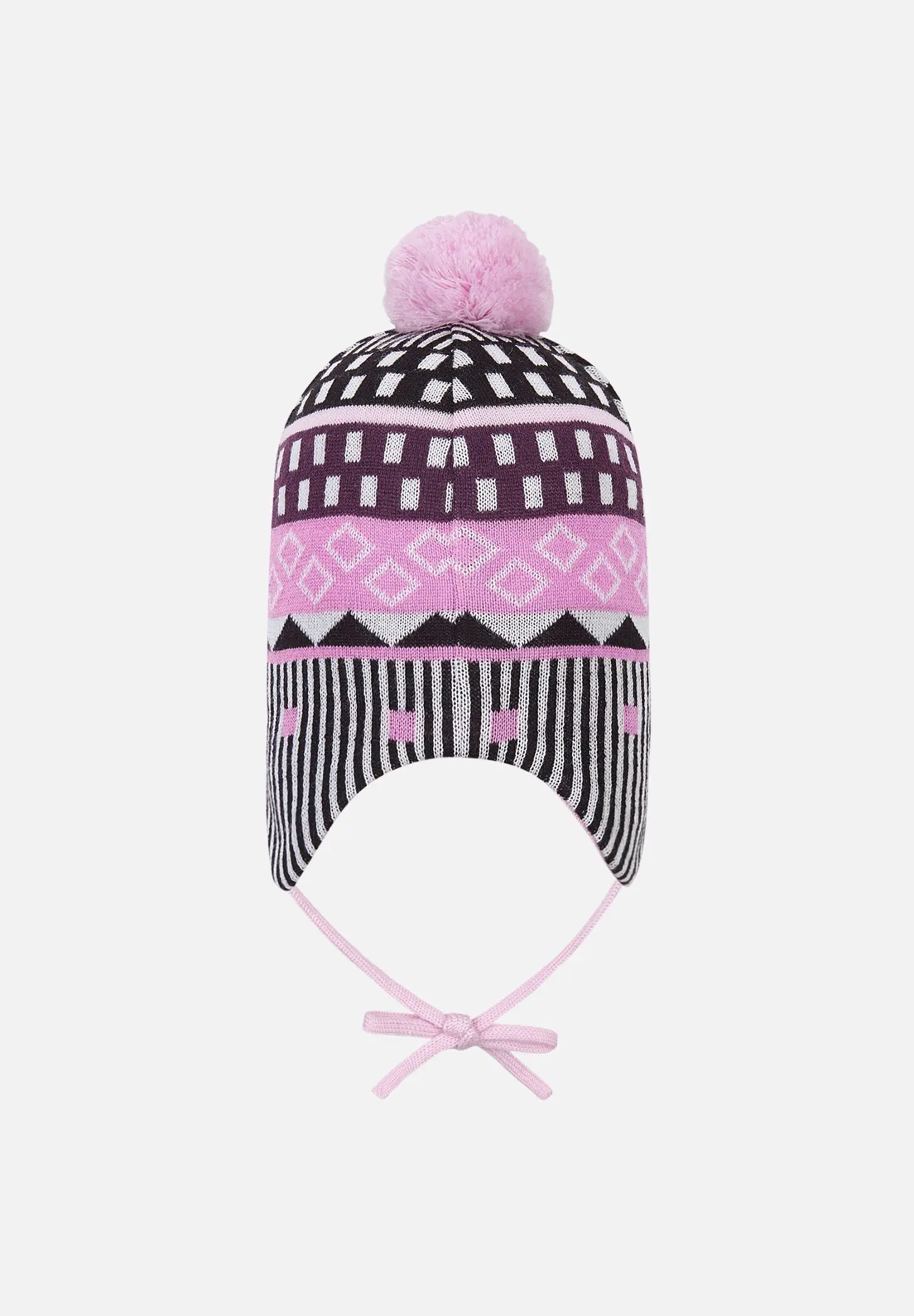 Шапка на завязках для девочек
