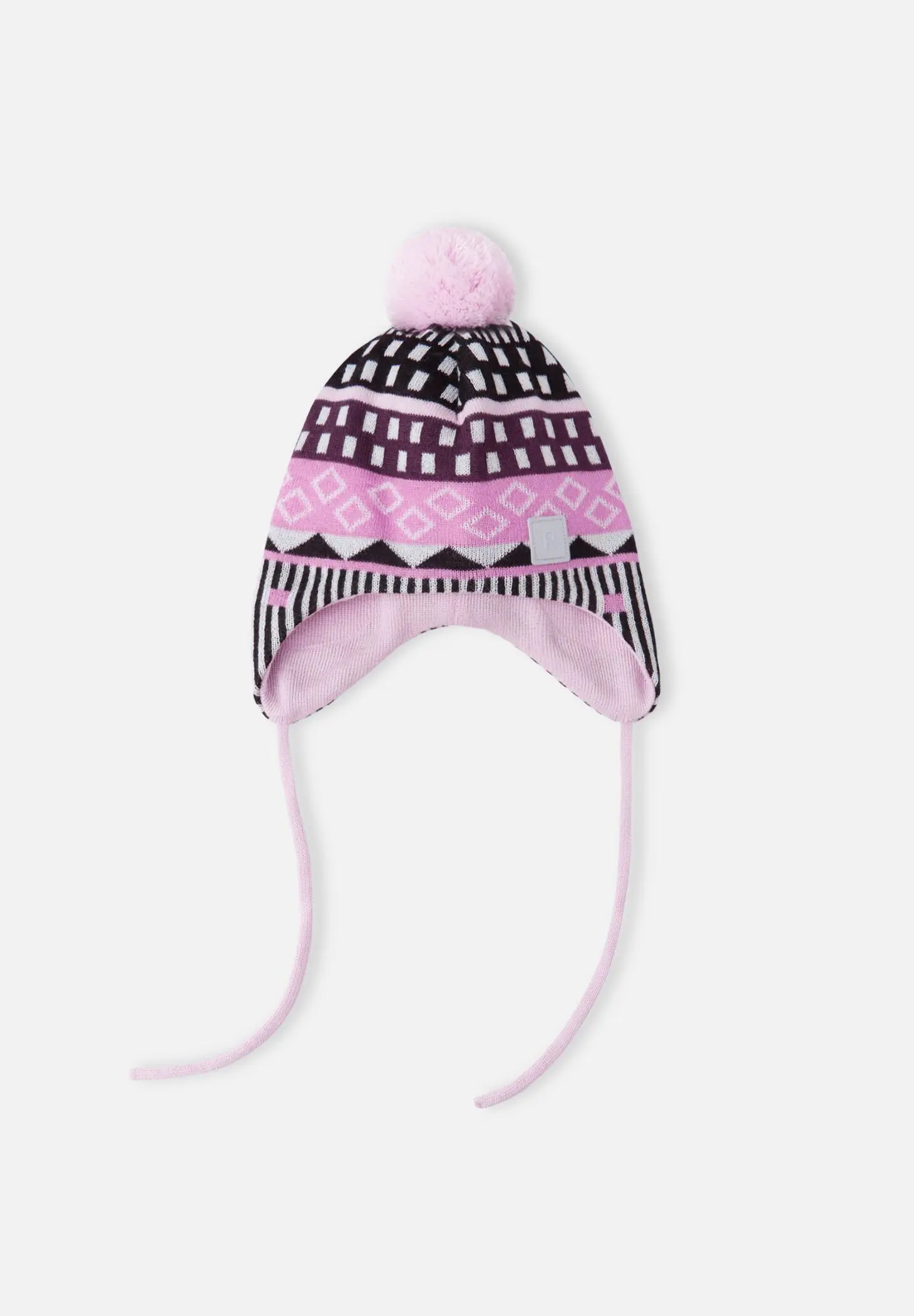 Шапка на завязках для девочек