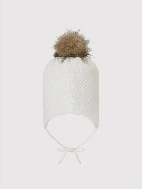 Шапка на завязках для девочек