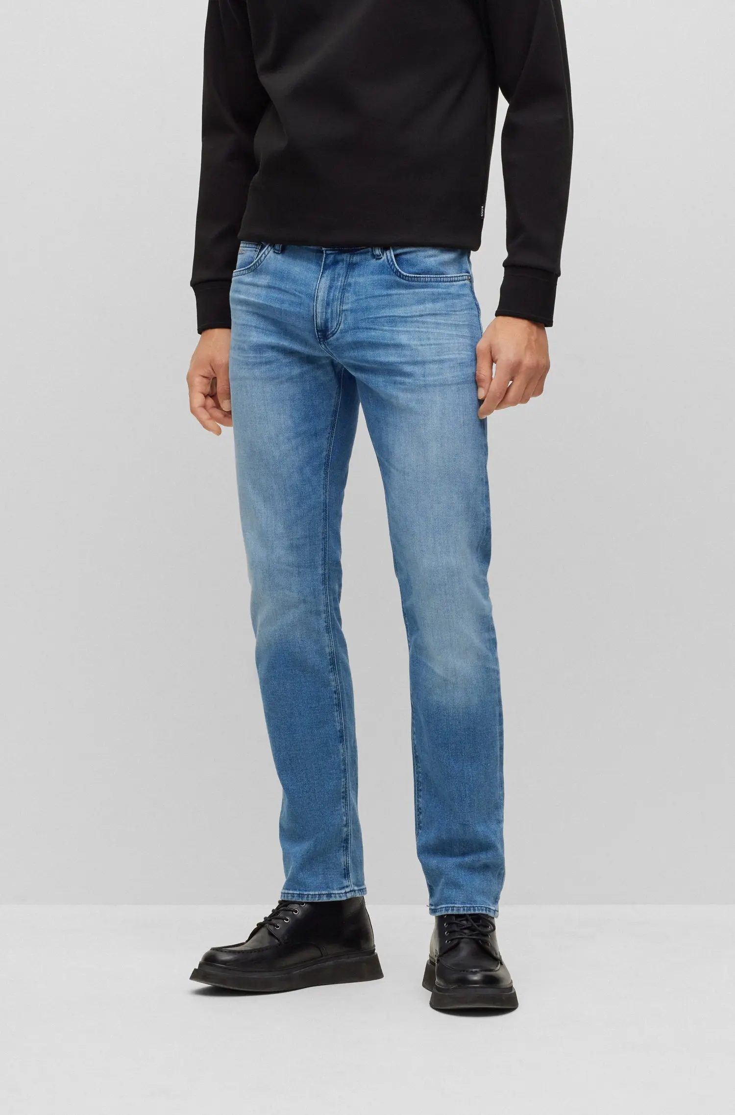 Джинсы прямые мужские