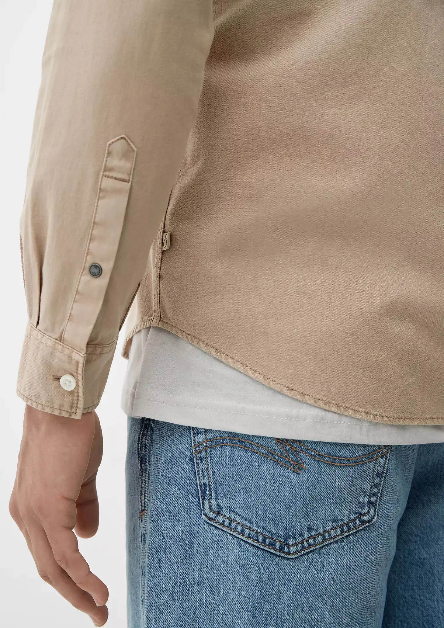 Рубашка прямая мужская