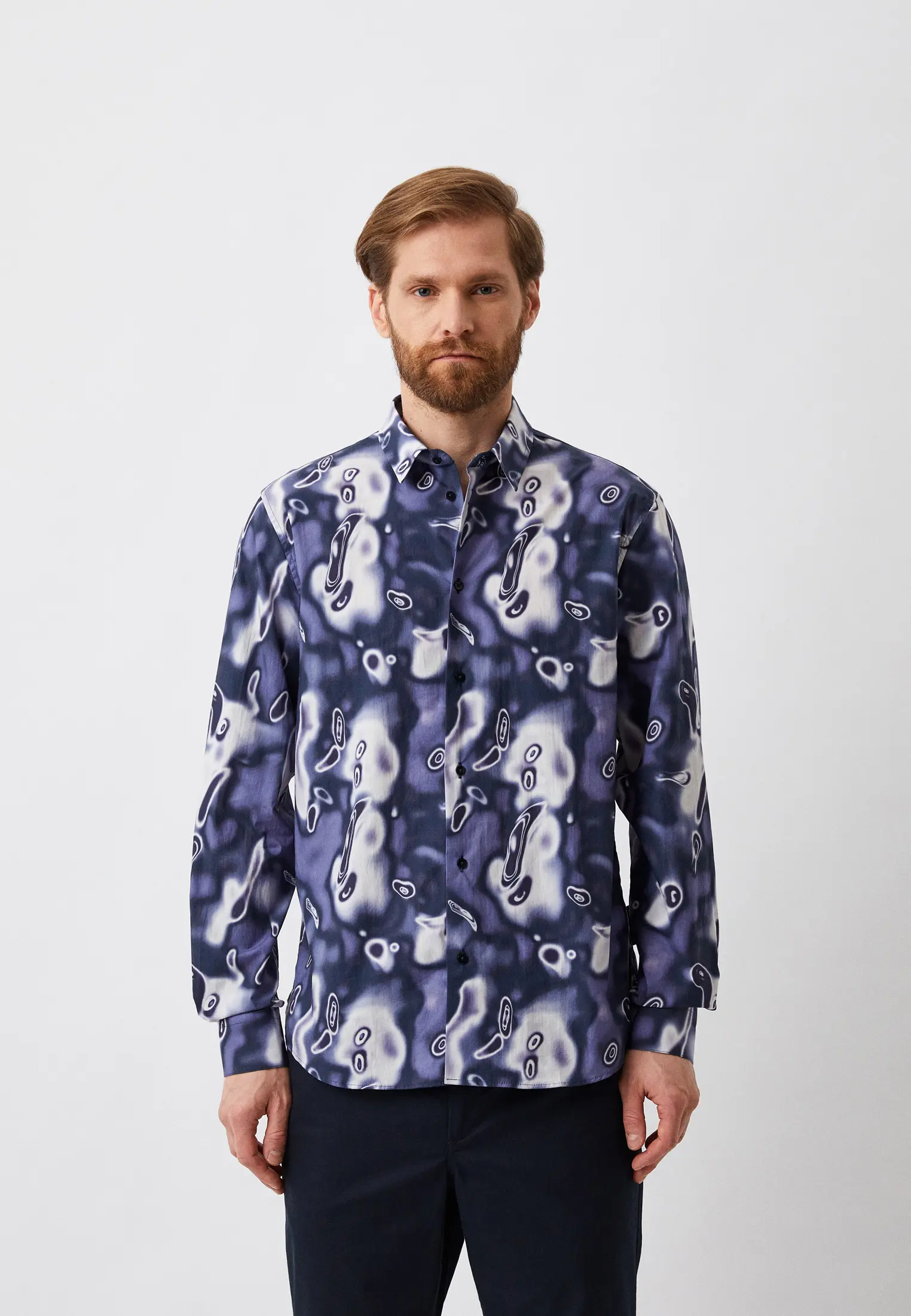 Рубашка прямая мужская