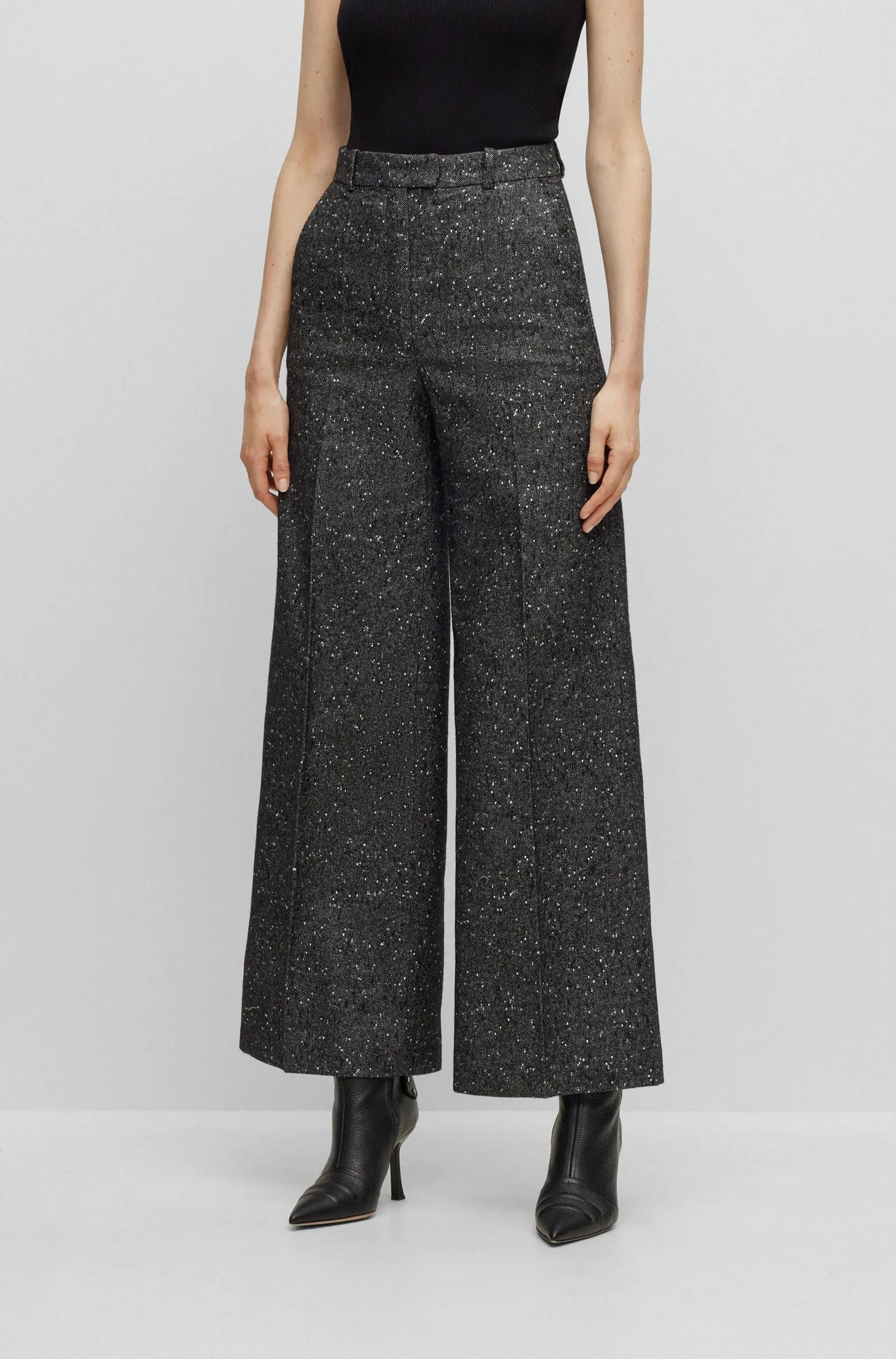 Брюки палаццо женские