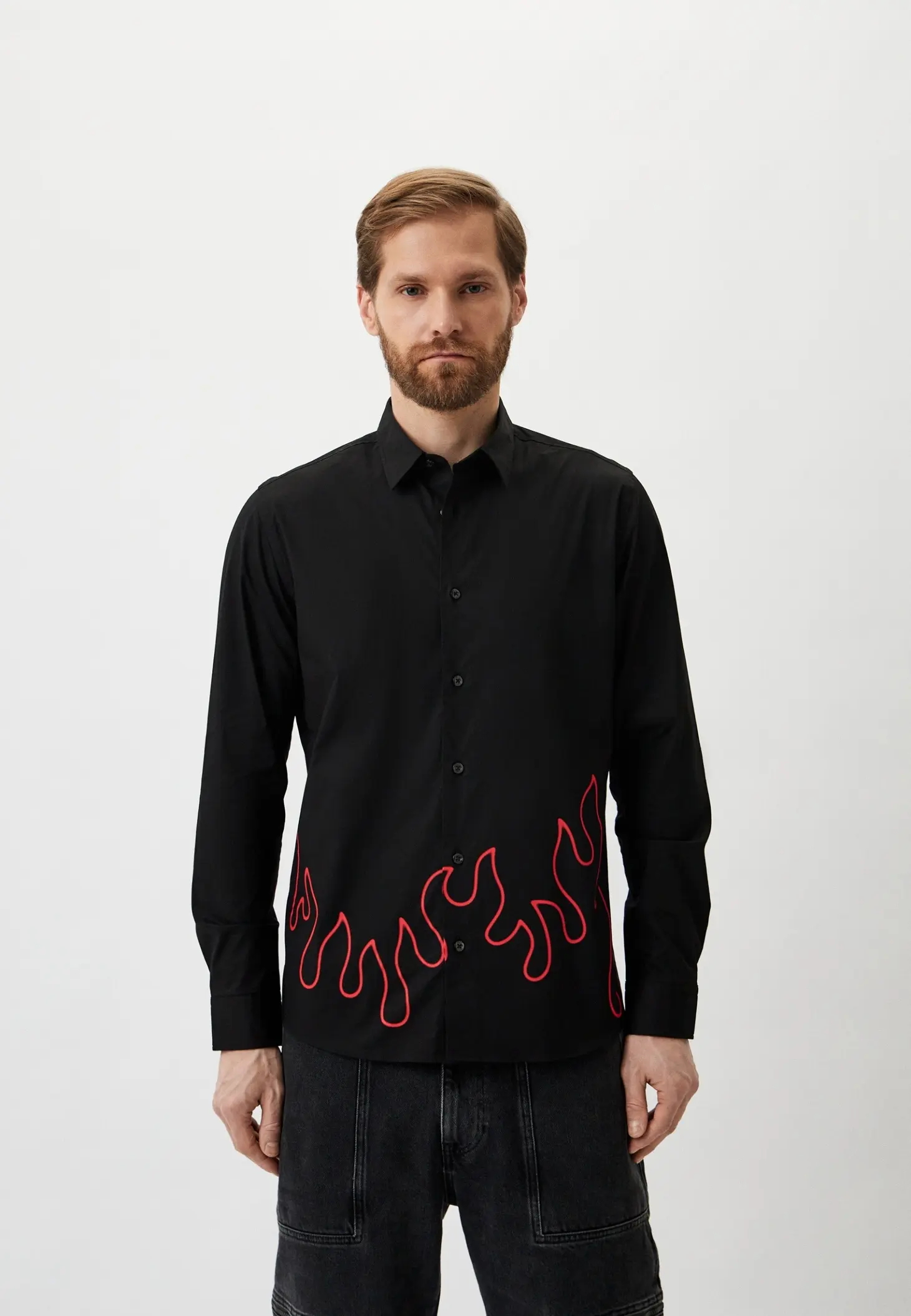 Рубашка прямая мужская