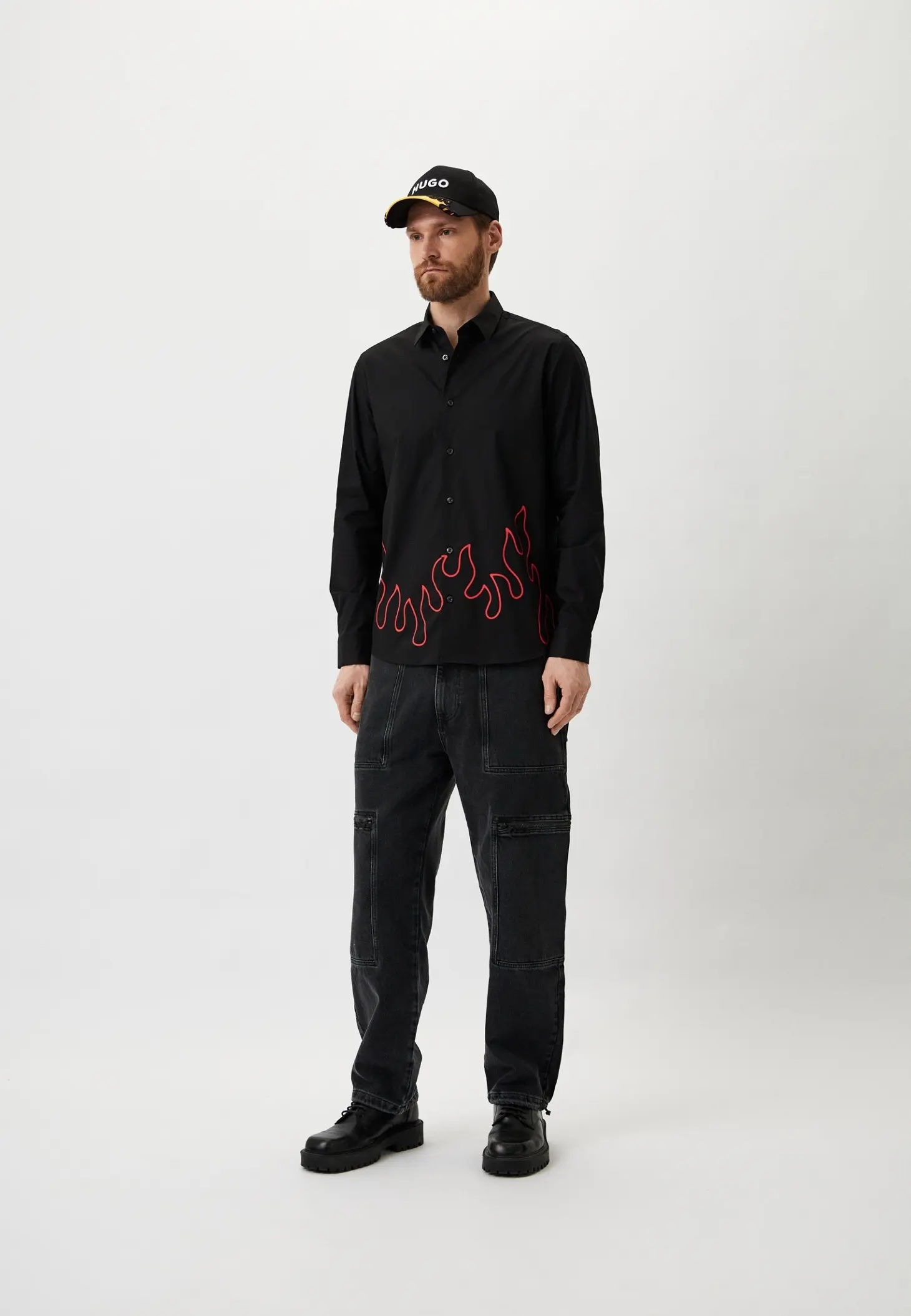 Рубашка прямая мужская