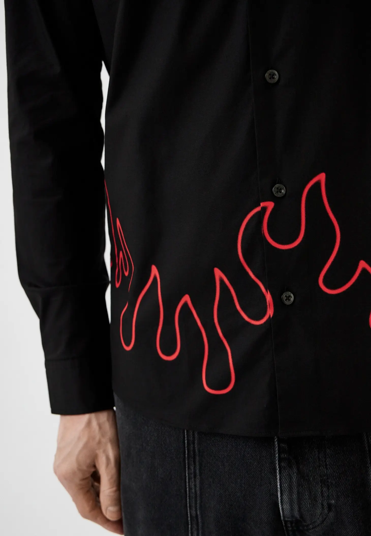 Рубашка прямая мужская