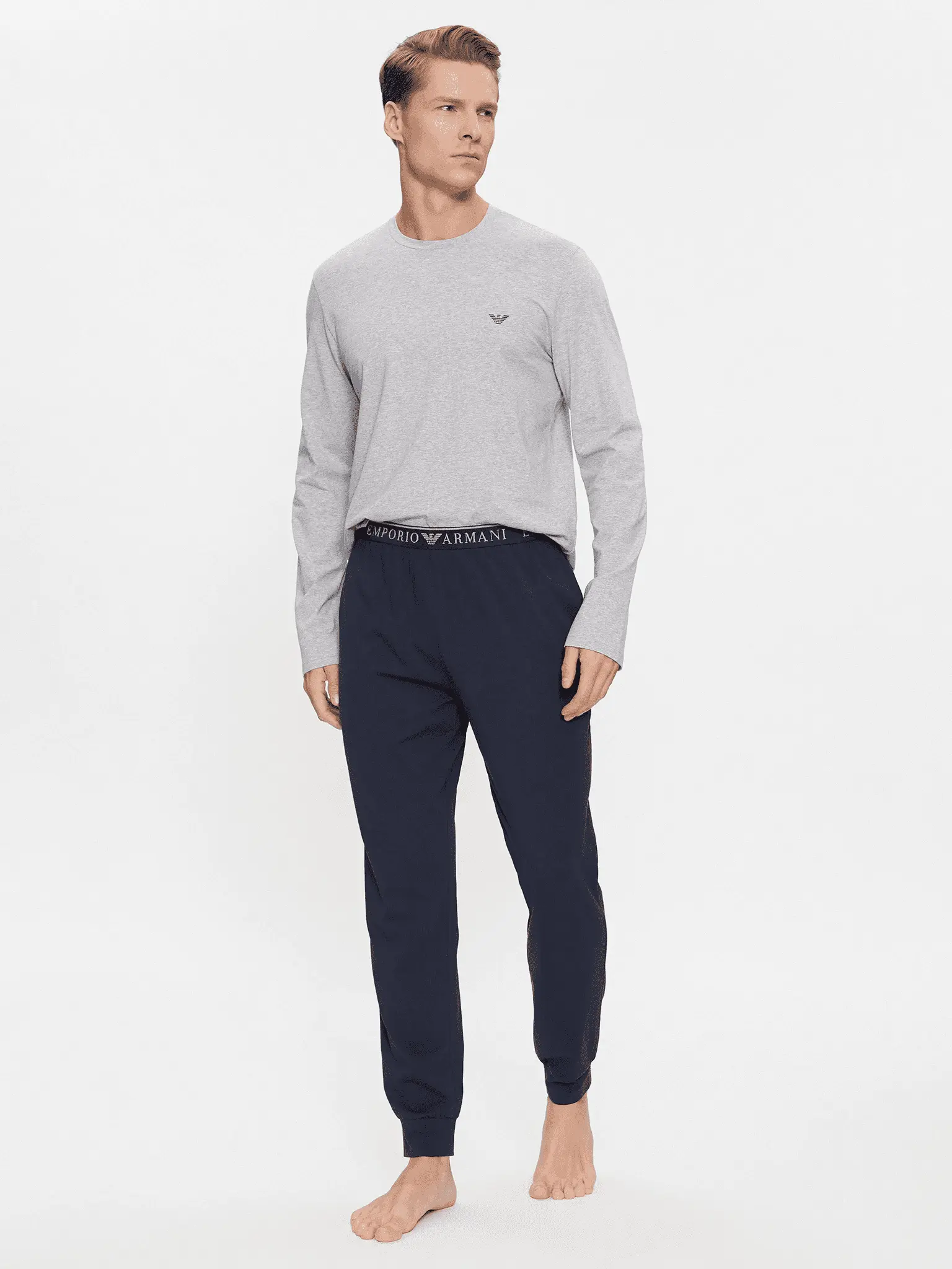 Пижама с длинным рукавом мужская