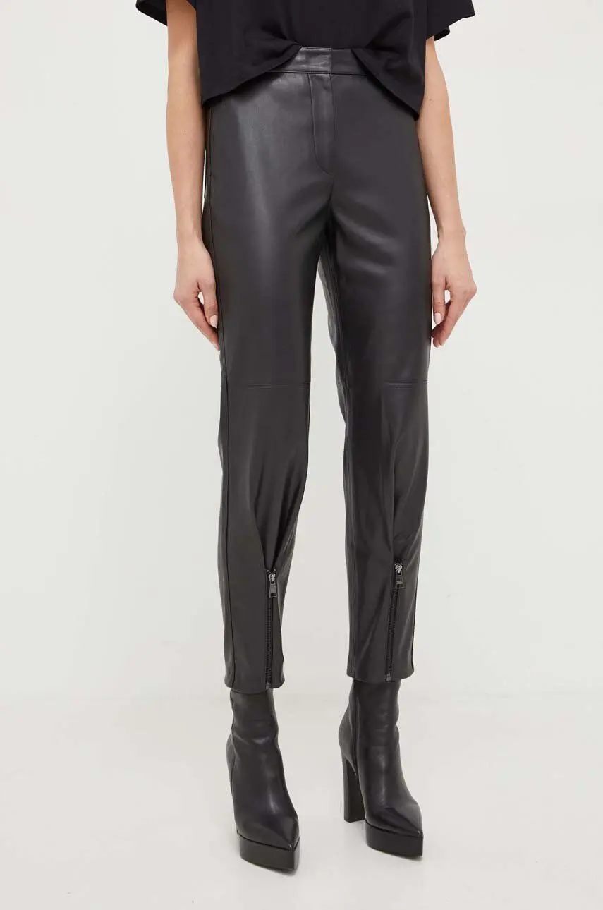 Брюки кожаные женские