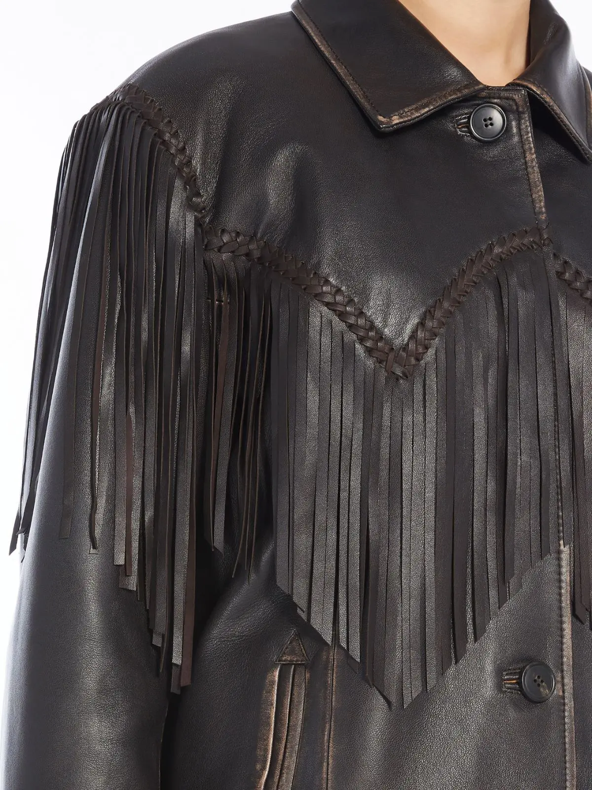 Куртка кожаная женская