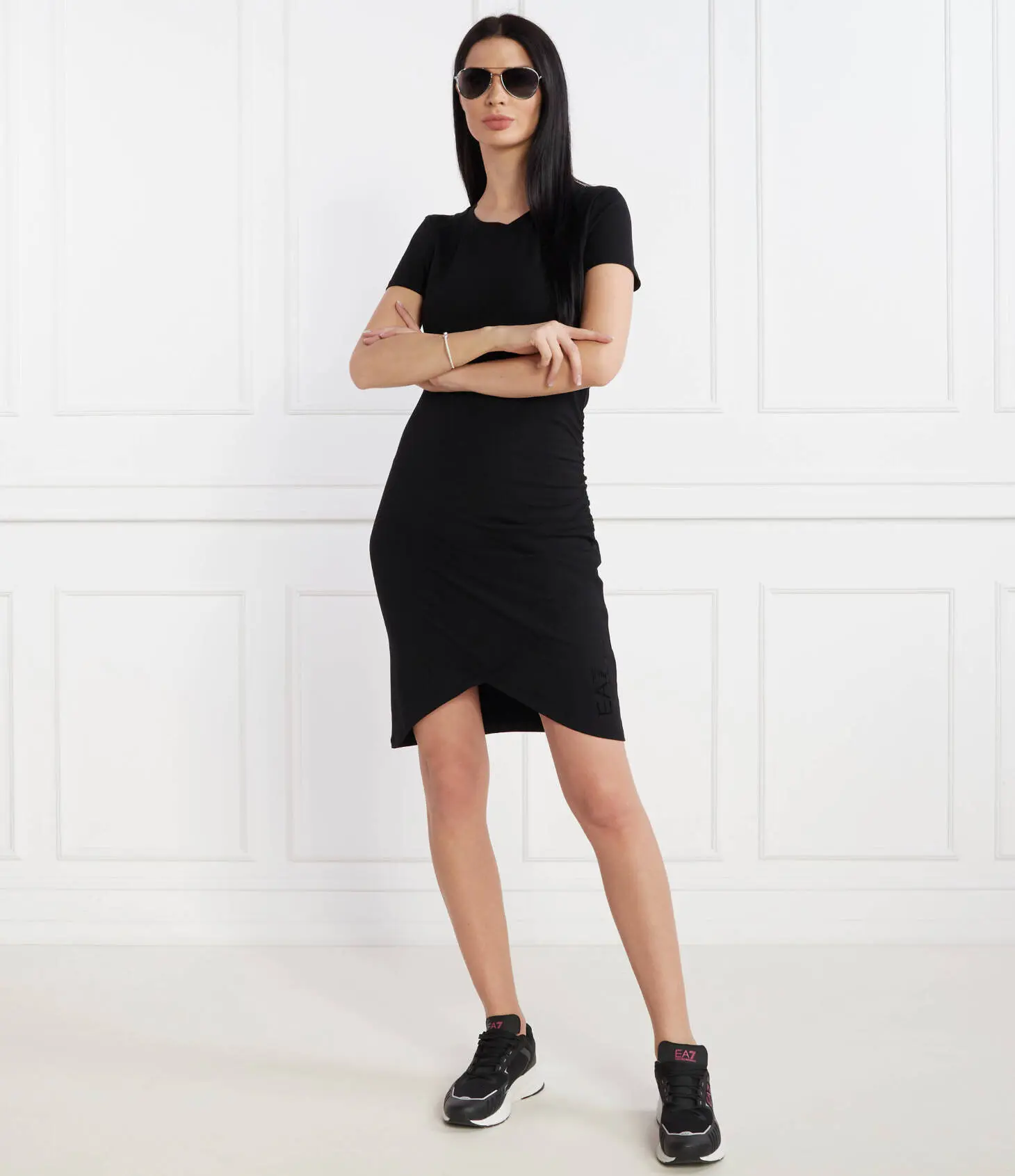 Платье мини женское