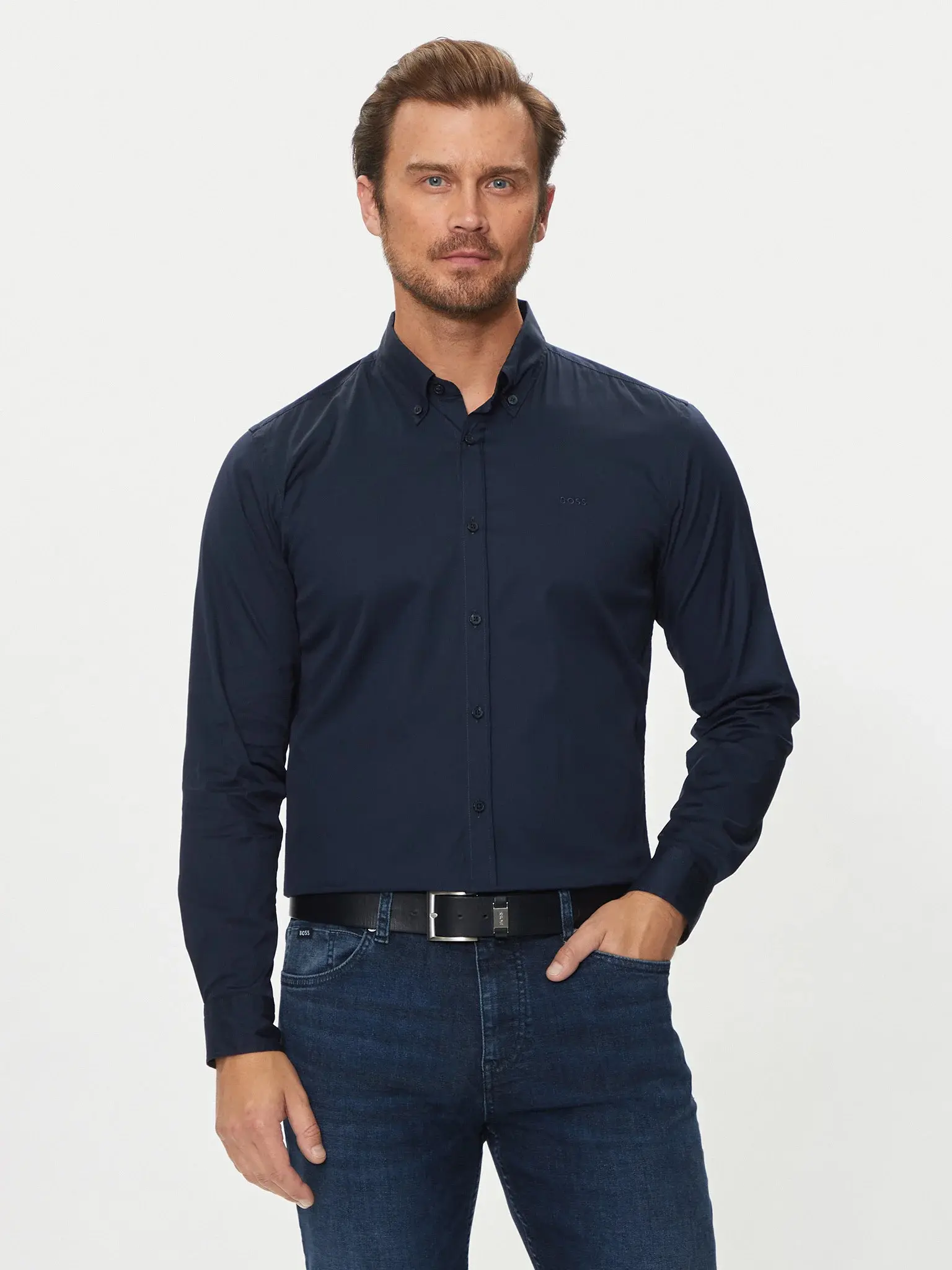 Рубашка прямая мужская