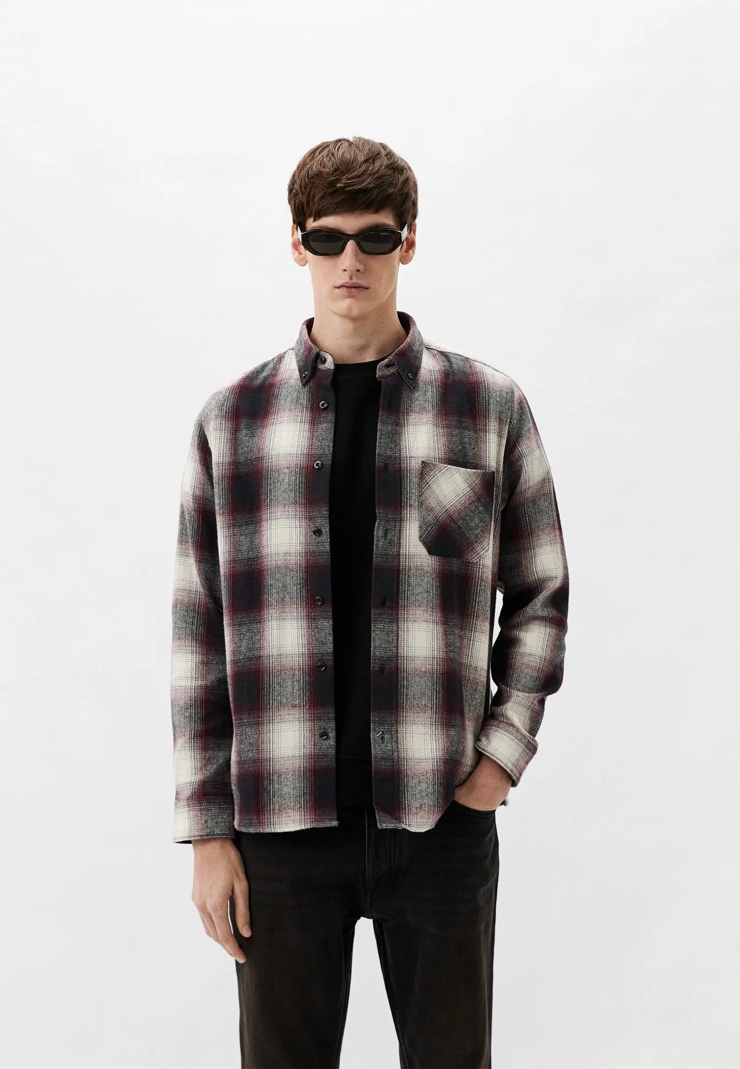 Рубашка прямая мужская