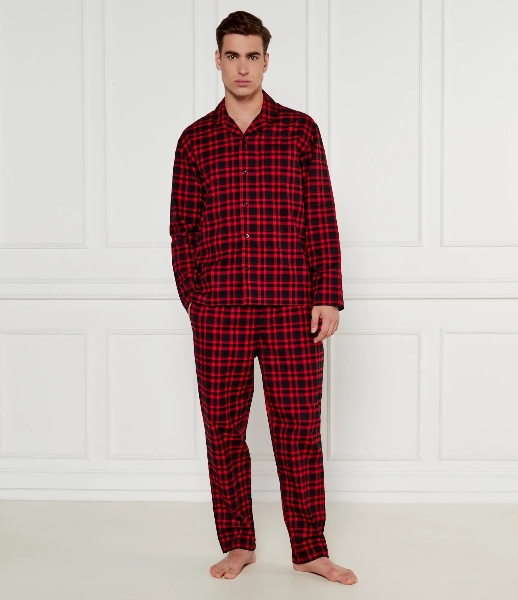 Пижама с длинным рукавом мужская