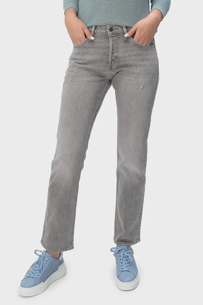 Джинсы прямые женские