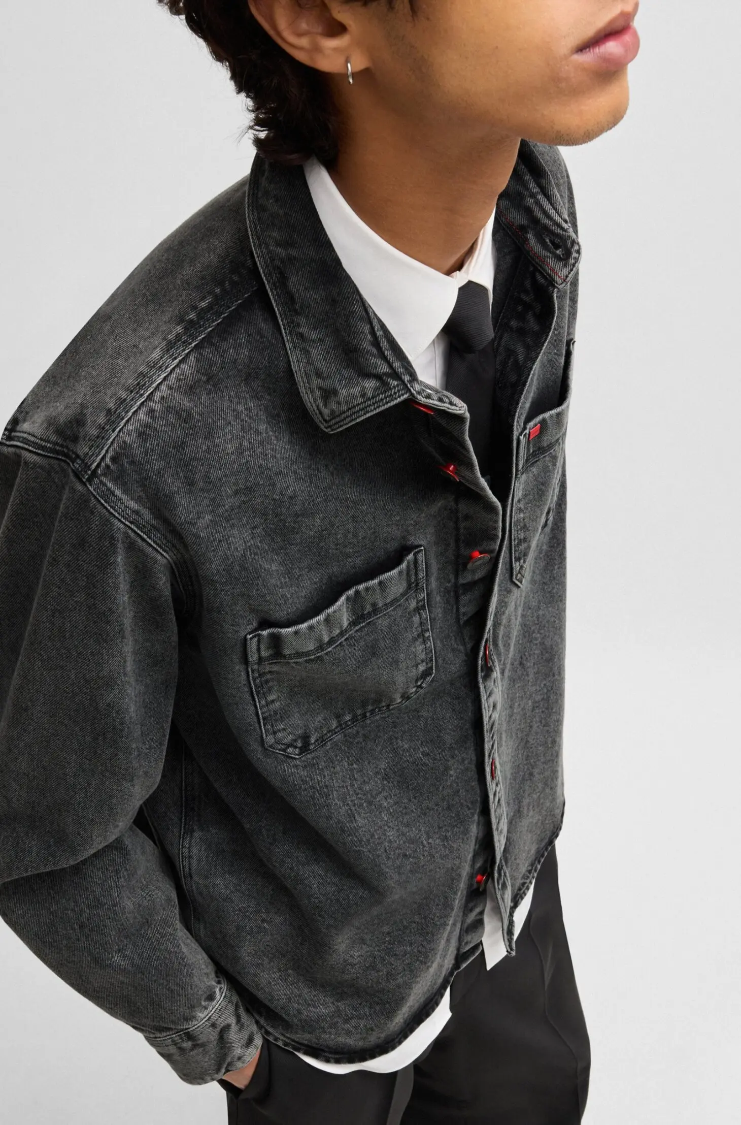 Рубашка джинсовая мужская