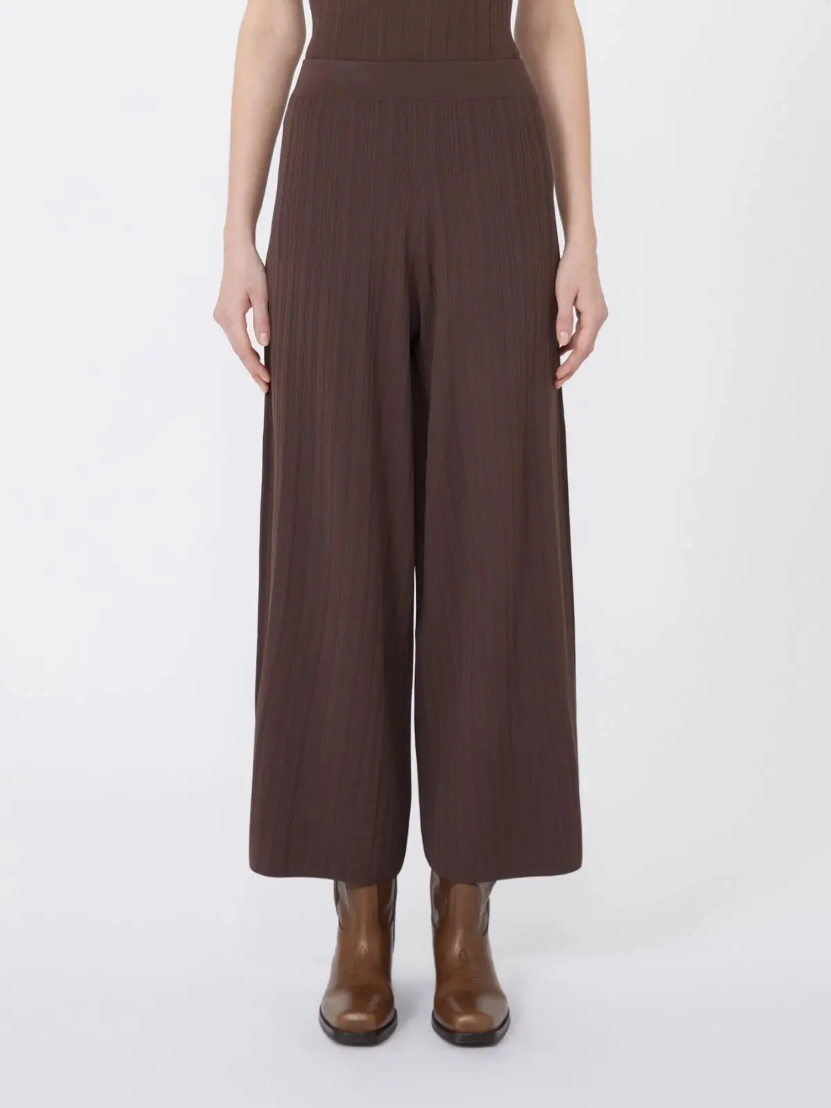 Брюки кожаные женские