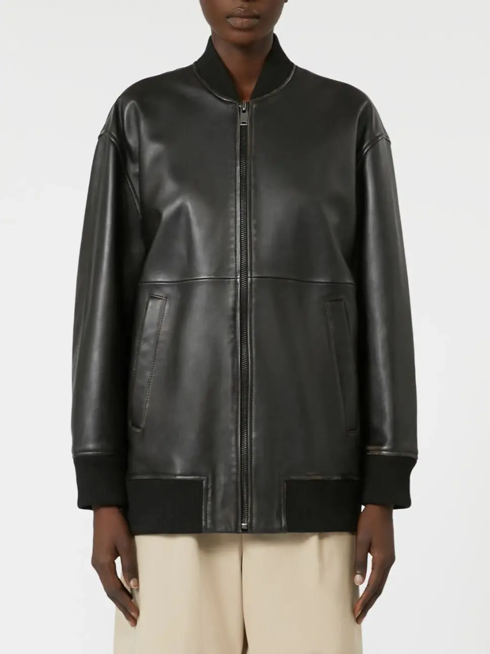 Куртка кожаная женская