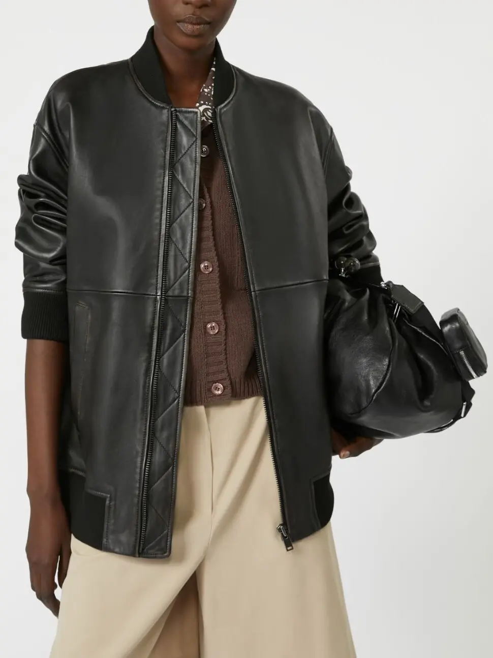 Куртка кожаная женская