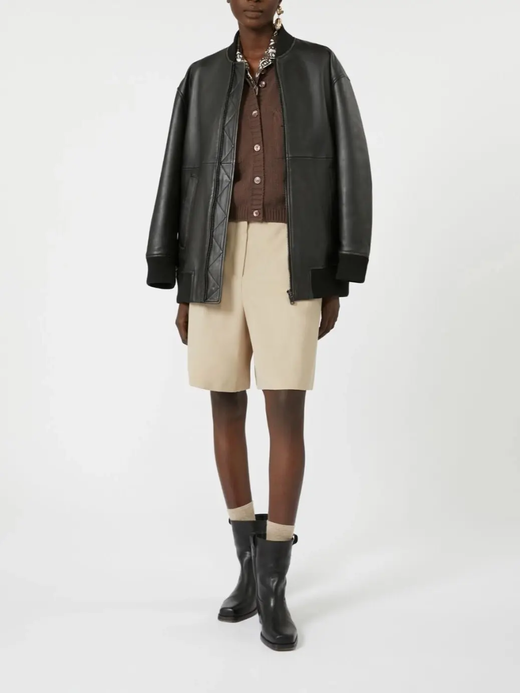 Куртка кожаная женская