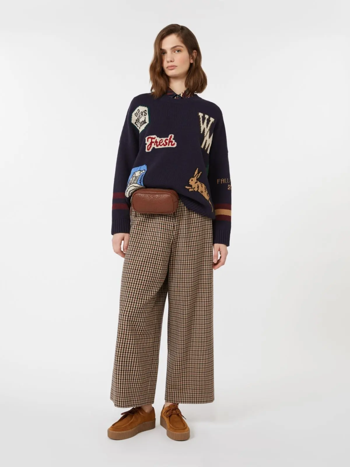 Брюки палаццо женские